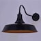 Vaxcel Dorado 1 Light Dusk to Dawn Bronze Farmhouse Outdoor Wall Barn Lantern Dark Sky T0572 - alternate 6